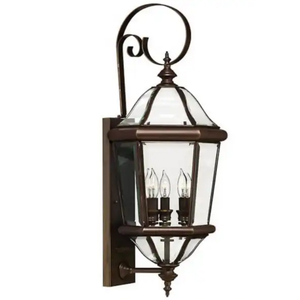 Casa colonica nera <span class=keywords><strong>parete</strong></span> esterna lanterne impermeabili giardino luce Ip65 <span class=keywords><strong>Vintage</strong></span> lampade <span class=keywords><strong>da</strong></span> <span class=keywords><strong>parete</strong></span> per esterni per muro strada cortile - Product Image 2