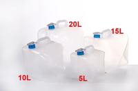 5L 10 litres 20 litres Portable Camping Réservoir Pliant Conteneur D'eau Pliable pour Voyager Camping Jardinage