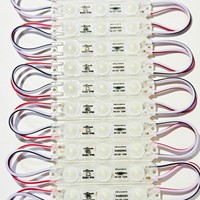Module LED 12V 3LED 63*13 1.5W SMD2835 IP65 Blanc froid Blanc chaud Extérieur Étanche Moulage par injection Signalisation d'affichage