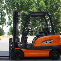 Chariot élévateur monté sur camion, petit, portable, électrique, capacité 3,5T, hauteur de levage 6m, batterie lithium-ion, zéro émission