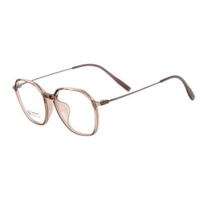 Gafas de Vista Geométricas de Marco Completo para Mujer Danyang 6831, Ligeras, de Titanio Puro, Lentes Acrílicas, Estilo Coreano, Casuales - Product Image 1