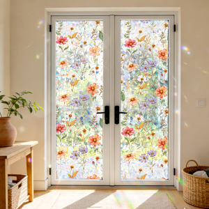 <span class=keywords><strong>Film</strong></span> de protection électrostatique coloré givré pour vitres, protection UV, autocollant amovible pour fenêtres de maison et bureau - Vente Flash - Product Image 6