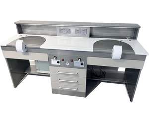 Estação De Trabalho De Mesa De Laboratório Dentário Técnico dental Mesas dentais usadas Mobília dental com vácuo - Product Image 4