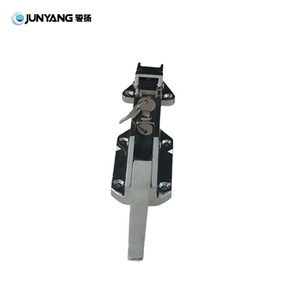 Poignée de porte en acier inoxydable poli JUNYANG pour chambre froide, serrure de congélateur, loquet de four, porte arrière de camion, pièces de conteneur de remorque frigorifique - Product Image 3