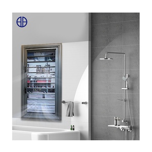 Vetro trasparente tapparelle automatico manuale jalousie finestra in alluminio vetro feritoia ventilazione vetro finestra feritoie - Product Image 2