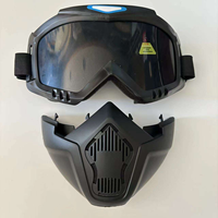 Lunettes de motocross anti-poussière, lunettes de moto réglables, respirantes, protection intégrale du visage, pour moto tout-terrain
