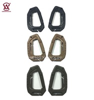 Boucle tactique en D – Porte-clés en plastique léger, durable, écologique, avec logo personnalisé pour accessoires de camping en extérieur