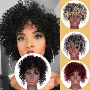 Peluca <span class=keywords><strong>de</strong></span> seda hecha a mano <span class=keywords><strong>de</strong></span> alta temperatura para <span class=keywords><strong>mujer</strong></span>, nuevo estilo, cabeza africana, rizo pequeño, mecanismo <span class=keywords><strong>de</strong></span> fibra <span class=keywords><strong>de</strong></span> pelo falso, <span class=keywords><strong>pelucas</strong></span> <span class=keywords><strong>de</strong></span> pelo - Product Image 5