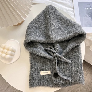 Cagoule d'hiver pour femmes Écharpe thermique intégrée avec boutons Couvre-oreilles coupe-vent pour le <span class=keywords><strong>ski</strong></span>, la neige et les sports d'extérieur - Product Image 4