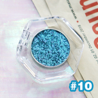 Bedak Eyeshadow Duo Chrome Individual Chameleon Kustom Label Pribadi Vegan Makeup Kulit Cerah Sedang Gelap Berkilau Riasan Mata