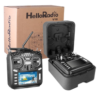 Émetteur radio multi-protocoles HelloRadio V16 PRO avec écran tactile EdgeTX et tête haute fréquence pour drone FPV RC