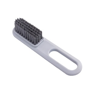 Shoe Brush Cleaning Tool Soft Nylon Bristles Gentle For Shoes Stain Remover 3 Pieces White Gray Teal - Product Image 5
