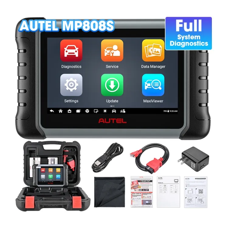 2024 mp808s autel maxipro mp808ts maxisys ds808 maxi pro mp808 bt 808 ts programmeur et analyseur outil de diagnostic