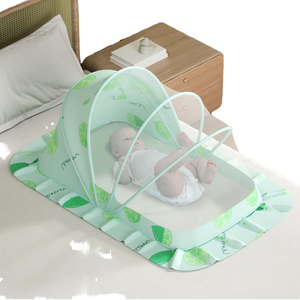 Literie pliante universelle anti-moustique pour enfants et bébés <span class=keywords><strong>Lit</strong></span> nouveau-né sans fond avec technique tricotée à motif animal - Product Image 5