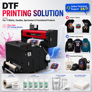 Máquina de Impresión DTF Industrial con Agitador de Polvo y Sistema de Transferencia de Película para Impresión de Prendas - Product Image 1