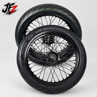 Kit de roue Supermoto forgé CNC 17 pouces pour Surron Ultra Bee 100/80-17 130/70-17 – Pièces de modification haute performance pour E-bike
