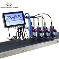 Imprimante jet d'encre thermique haute vitesse IPS-8940 avec cartouche de 42 ml pour l'impression de codes de date sur les emballages