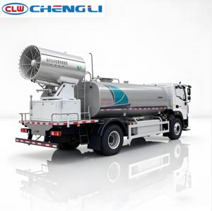 Camión rociador de agua con cañón antiniebla 4x2 personalizado, vehículo de alta eficiencia para la supresión de polvo y desodorización en sitios de construcción - Product Image 5