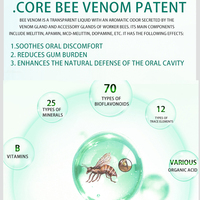 Dentifrice au venin d'abeille et à la menthe KeLeek 150g – Puissant blanchisseur de dents, éliminateur de taches, haleine fraîche, pâte dentaire nettoyante – Meilleure vente