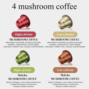 OEM capsula di sapore personalizzato caffè gusto neutro fungo caffè Matcha fungo caffè - Product Image 3