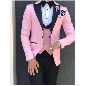 Groom S411 High Quality Wedding Breasted Vest Groom Party Custom Made Color Men Suits <strong>3</strong> <strong>Pieces</strong> Men's Suits Men <strong>Suites</strong> - Product Image 6