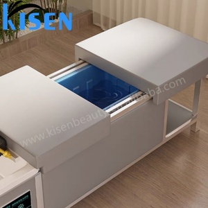 Kisen New Style Hair Salon Dedicated Shampoo <b>Bed</b> Without Pipes Hair Salon Reclining Punch <b>Bed</b> with 90L Water tank and Heater - Product Image 5