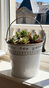 Macetas de Metal de Estilo Japonés y Coreano, Hechas a Mano, Disponibles con Envío Rápido, Decoraciones para Jardín y Hogar - Product Image 5