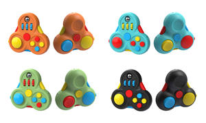 Mainan Fidget menangani mainan klasik pengendali Pad Spinner fokus ADHD dan kecemasan penghilang stres Remas lucu tangan mainan jari - Product Image 3