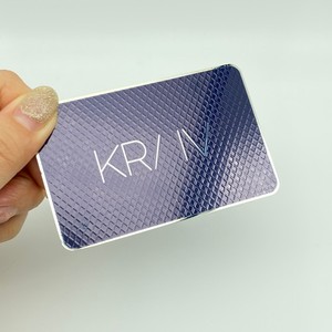 Cartes métalliques personnalisées avec QR code, cartes en acier inoxydable sur mesure, cartes de visite avec codes QR, cartes de visite métalliques personnalisées - Product Image 4