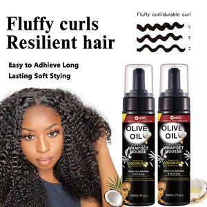 Cire capillaire noire à l'huile d'olive très vendue pour femmes, <span class=keywords><strong>coiffure</strong></span> naturelle, contrôle des bords, <span class=keywords><strong>gel</strong></span> à la cire capillaire - Product Image 6