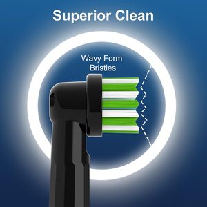 หัวแปรงสีฟันสำหรับเปลี่ยนใหม่8ชิ้นใช้ได้กับช่องปาก <span class=keywords><strong>B</strong></span> สำหรับเบราน์สมาร์ท1500/7500โปร1000/1500อัจฉริยะ
