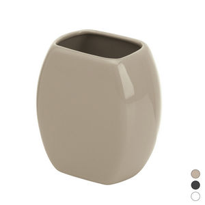 Portacepillos de Dientes Blanco, 10.5 cm de Largo, 10.5 cm de Ancho, 5 cm de Alto, Accesorio de Baño de Cerámica - Product Image 2