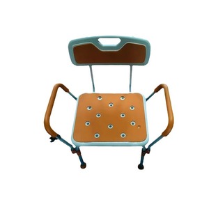 Tabouret de douche Jiaming en alliage d'aluminium, couleur orange, équipement de sécurité pour la salle de bain pour personnes âgées et handicapées - Product Image 4