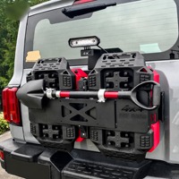 GWM Tank 300 Ensemble de hayon intégré en acier titane 4x4 Tout-terrain Nouvelle mise à niveau Noir Performance Kit d'outils et pièces de modification