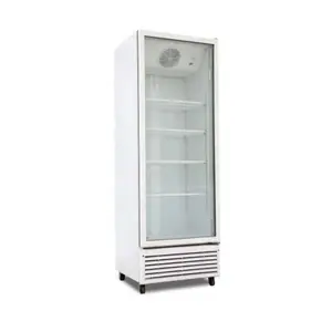 Produce standing Glass Door display Cooler upright Display supermarket cold Beverage refrigerator beer fridge