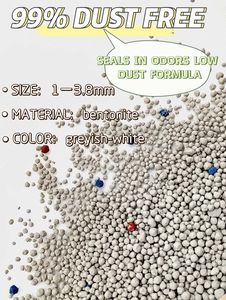 Campioni gratuiti migliore gat Sand Arena Para Gato colorato forma di palla Premium Bentonite lettiera fabbrica all'ingrosso - Product Image 2