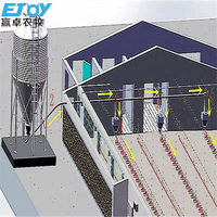 Qingdao Ejoy Silo à grains de haute qualité Silo d'alimentation pour poulets de porc/volaille utilisé pour la ferme de volailles et de porcs