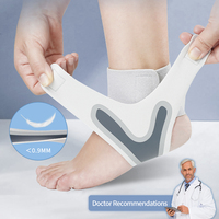 Bon prix manchon de Compression du pied pied protection du pied sangle réglable soutien de la cheville orthèse élastique néoprène basket-ball soutien de la cheville