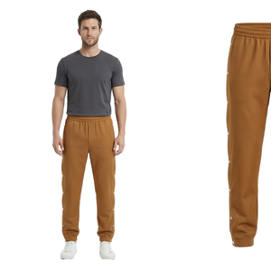 <b>Straight</b> <b>Leg</b> Joggers Elastic Waist Lightweight Breathable Spandex/Cotton Training Sweatpants Baggy <b>Track</b> <b>Pants</b> Men Autumn - Product Image 2