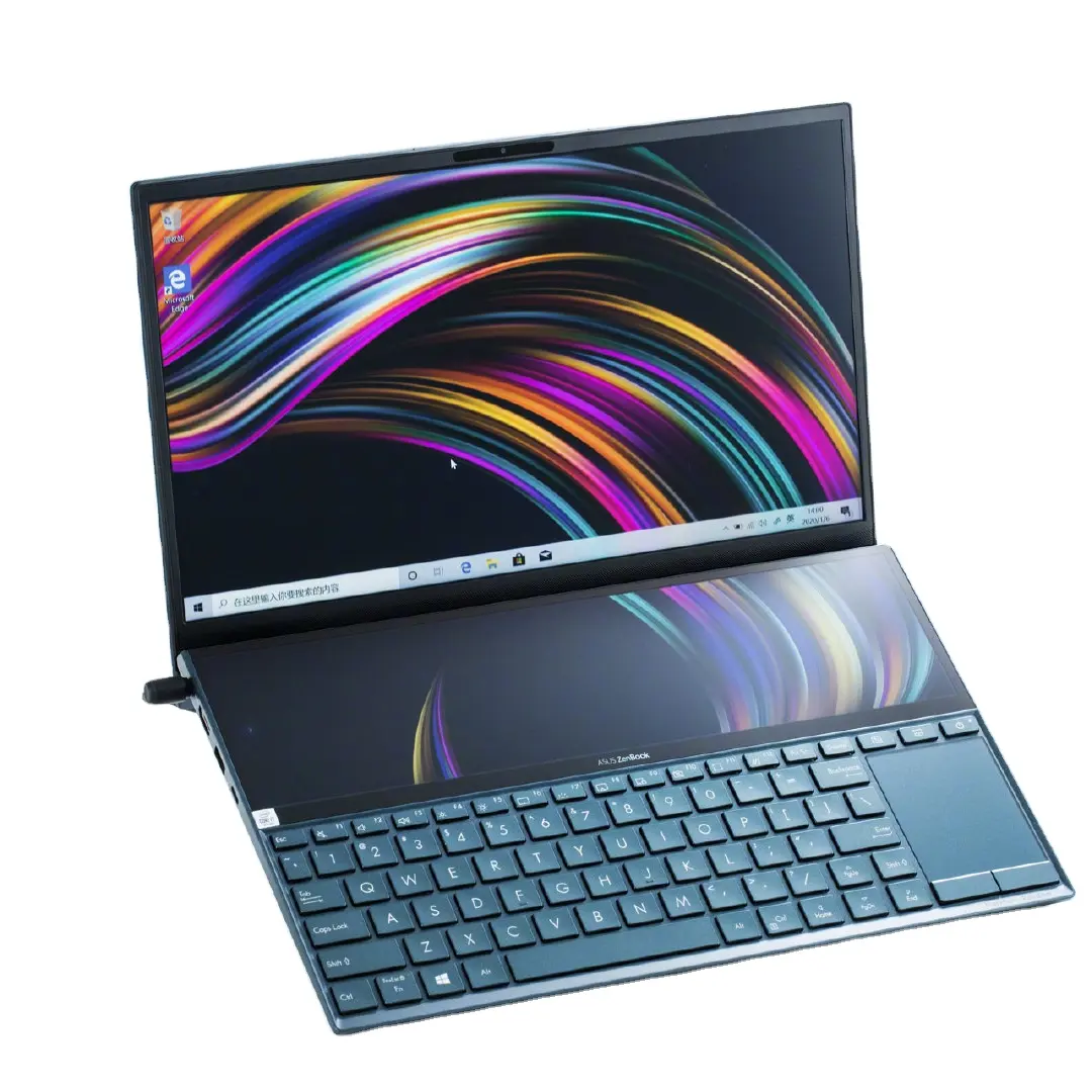 Als U S Lingyao X Dual Screen High Performance Laptop 14 Inch Lichtgewicht Commercieel Kantoor High-End Dual Touchscreen I5-1155G7