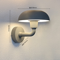 Lampe murale LED extérieure étanche en forme de champignon pour villa, jardin, parc, cour, aménagement paysager, lampe décorative