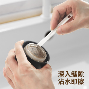 Brosse pour couvercle de tasse avec éponge nano, outil de nettoyage doux pour les rebords et les fentes des tasses - Product Image 5