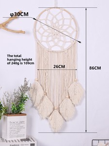 Ventes directes d'usine Décoration intérieure Matériau écologique <span class=keywords><strong>Attrape</strong></span>-rêves Cadeaux de vacances - Product Image 5