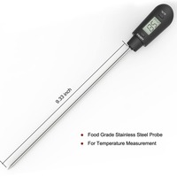 Silicone Chocolat Spatule Numérique Boisson Thermomètre Température Instrument Contrôleur Bonbons Confiture Crème Friandises OEM Personnalisable