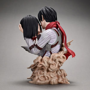Produit de haute qualité Attaque des Titans Baiser de la <span class=keywords><strong>mort</strong></span> Eren Jager S'embrasser dans la tête Baiser Mikasa Ackerman Modèle Figurine d'anime Personnage de dessin animé - Product Image 5