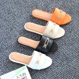 Sandales plates pour femmes, légères et élégantes, confortables et durables, sandales et pantoufles pour femmes, légères et durables - Product Image 1