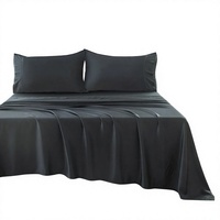 Sprei Kasur Twin Size 100% Viscose Bambu, Kantong Dalam 16 inci, 400 Thread Count, Menyerap Keringat, Sejuk, Lembut