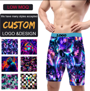 <span class=keywords><strong>Sous</strong></span>-vêtements de sport pour hommes avec logo personnalisé imprimé graphique Shorts de sport Boxs en polyester respirant pour <span class=keywords><strong>moto</strong></span> - Product Image 6