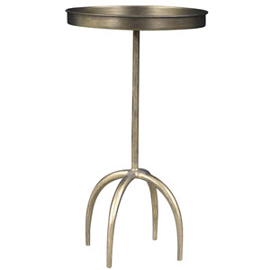 HMS 23 \ "in ottone e ferro con piedistallo rotondo tavolo superiore per mobili da soggiorno - Product Image 5