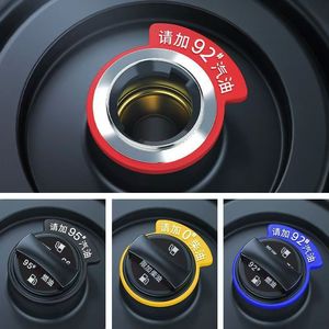Car Fuel Tank Cap Sticker 92 Octane Red Self Adhesive PVC Round Indicator Ring For Gasoline Refill Reminder - Product Image 5